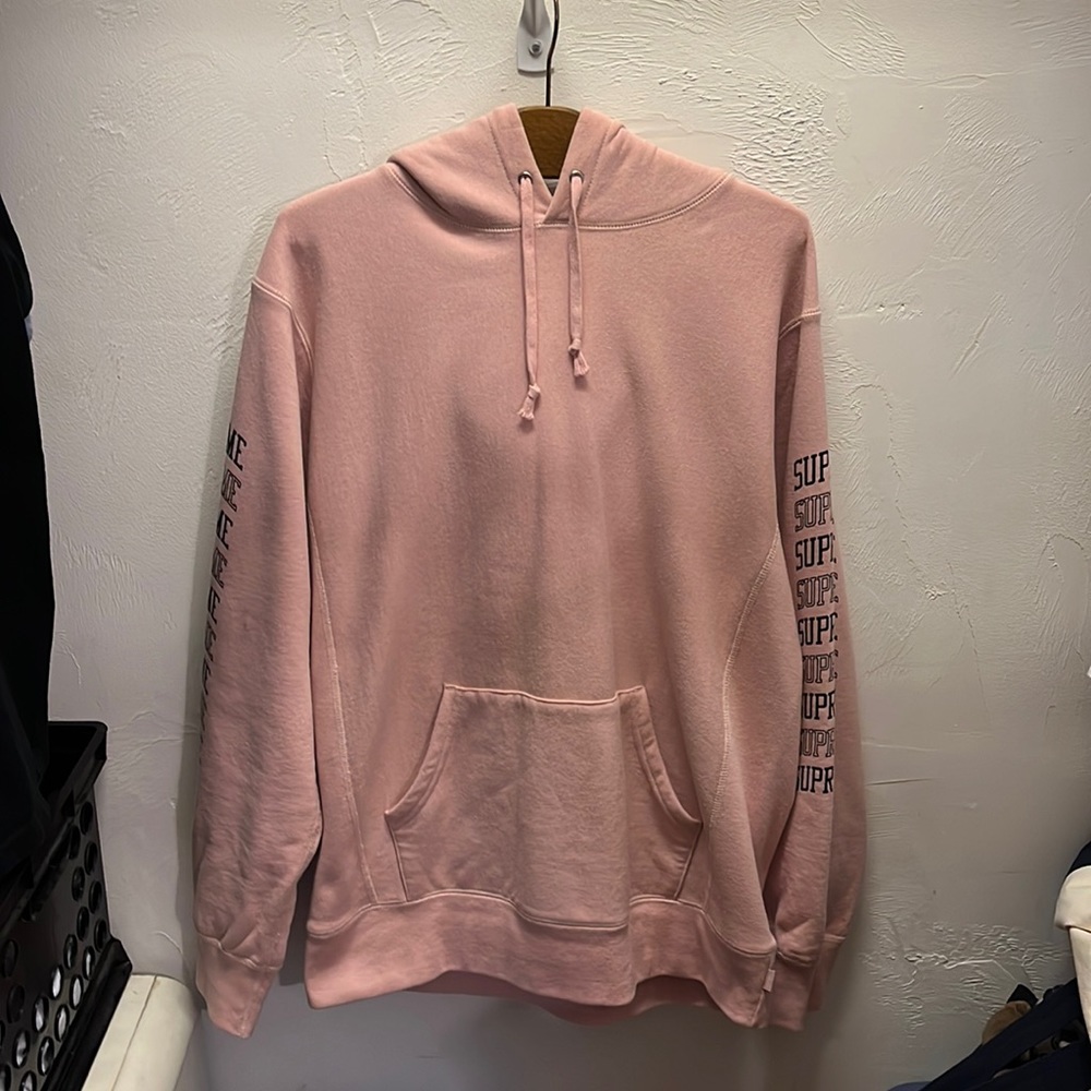 SUPREME rose gold hoodie 2017 release